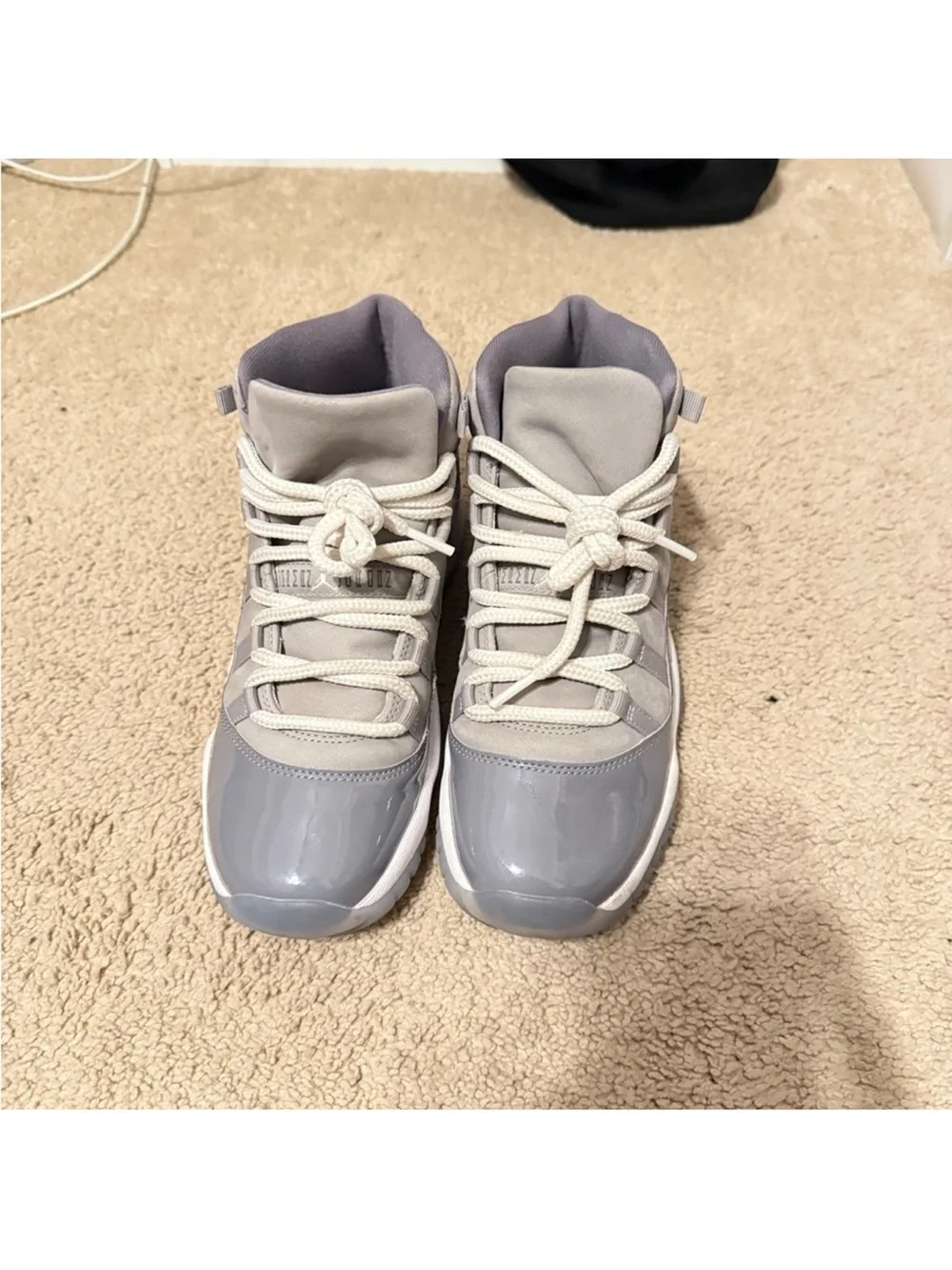 Jordan Kids Grey High-Top Sneakers